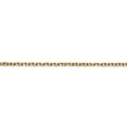 thumbnail image 3 of 14K Yellow Gold necklace Cable chain Round Diamond-cut 24 in 2.2 mm, 3 of 5
