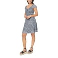 thumbnail image 3 of WallFlower Women's Juliet Printed Mesh Mini Dress, 3 of 3