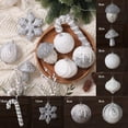 thumbnail image 3 of Nuevas bolas navideñas verdes Adornos para árboles de Navidad Adornos colgantes Adornos colgantes Bolas de colores pintadas a mano, 3 of 5
