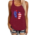 thumbnail image 1 of Blusa sin mangas con cuello redondo y estampado de girasol para mujer Fridja  gh3102, 1 of 5