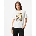 thumbnail image 3 of Cotton Short Sleeve Crew Neck Printed T-Shirt, 3 of 6