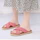 thumbnail image 4 of Pantuflas de fondo plano para mujer tejidas informales de tendencia cómoda de nuevo estilo de verano Wmkox8yii  hj789, 4 of 9