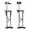 black, variant on BATONECO Drywall Stilts 15"-23" Adjustable Heights Aluminum Painters Stilts Black