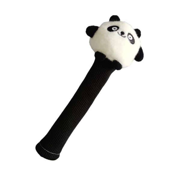 Cubierta de mango de raqueta de bádminton, mango de raqueta de muñeca Animal, cubierta protectora, mango de raqueta decorativo, manualidad para regalo Panda