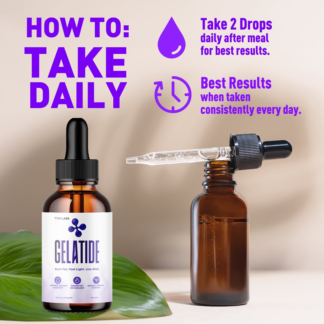 Gelatide Advanced Formula Drops Supporting Your Active Lifesyle Naturally 150 Servings