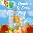 thumbnail image 4 of Crystal Light Pure Peach Iced Tea Powder Drink Mix, 5 ct Pitcher Packets (Pack of 6), 4 of 7