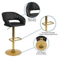 thumbnail image 4 of Flash Furniture Erik Contemporary Vinyl Barstool, Black, 4 of 13