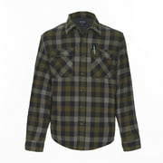 Smith's Workwear Long Sleeve 2-Pocket Plaid Flannel Shirt with Pen-slot