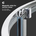 thumbnail image 7 of Miseno Msd3178 Breeze 33 In. L X 33 In. W X 77 In. H Round Corner Shower Kit - Chrome, 7 of 7