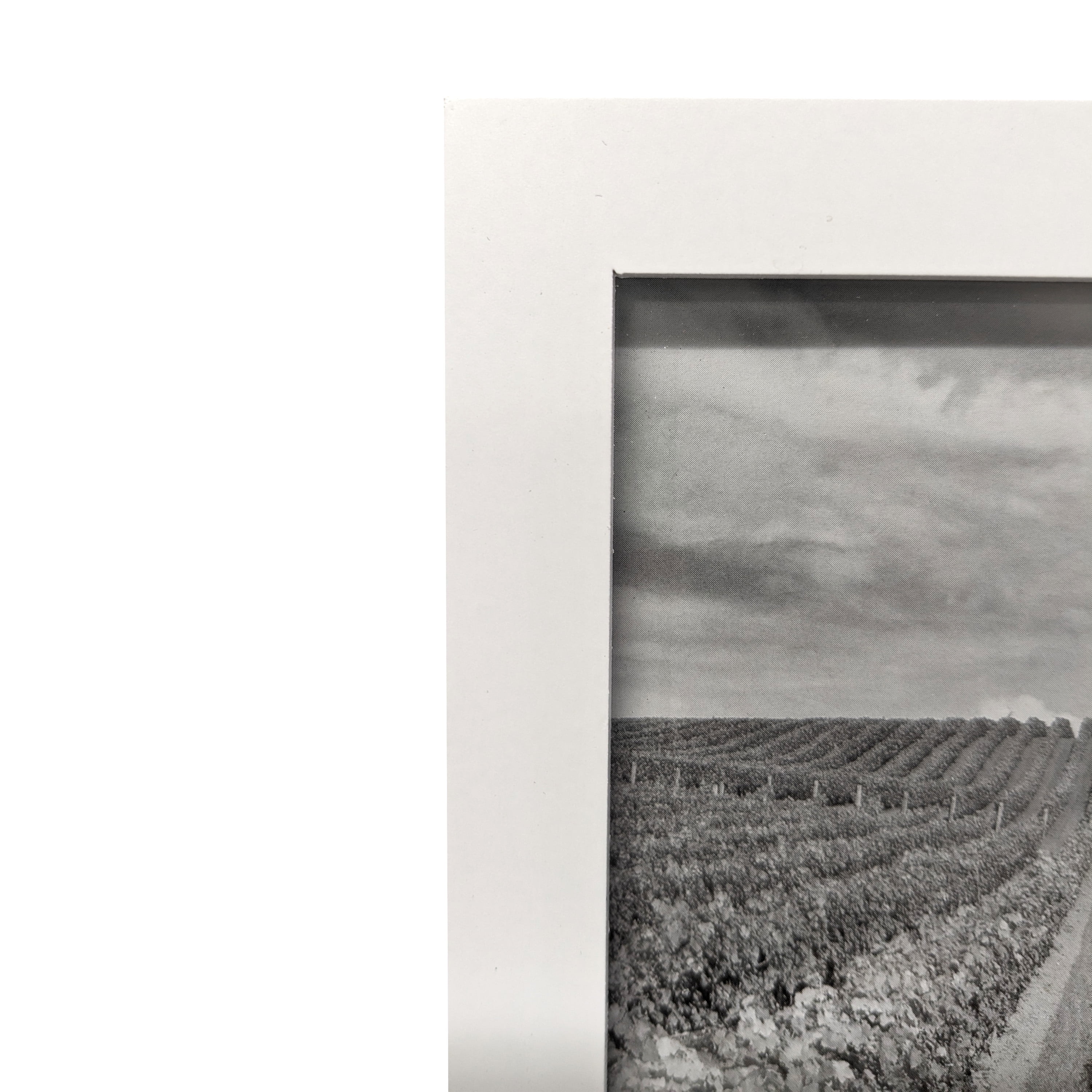 Mainstays - 4x6 Picture Frame - White Gallery Linear Program Tabletop & Wall Photo Frame