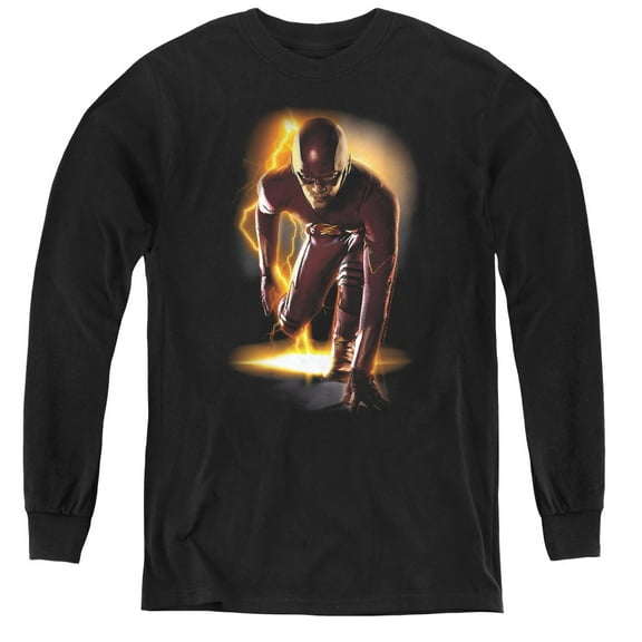 The Flash - Ready - Youth Long Sleeve Shirt - X-Large