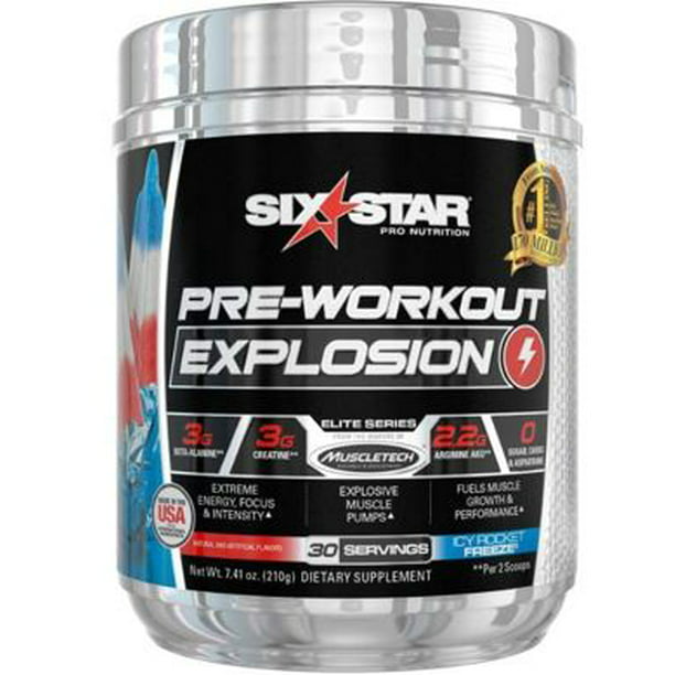 30 Minute Six Star Pre Workout No Fury Caffeine with Comfort Workout Clothes