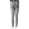 thumbnail image 2 of X RAY JEANS  Boy's Stretch Moto Jeans, Grey, 10, 2 of 6