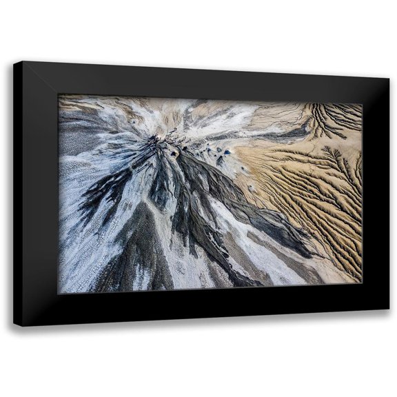 Pop, Ovi 14x11 Black Modern Framed Museum Art Print Titled - Mud Volcano