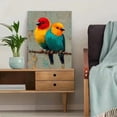 thumbnail image 5 of Two Cute Birds Canvas Wall Art, Hand Painted Animal Print, Living Room Bedroom Home Wall Decor, 5 of 8