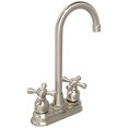 thumbnail image 2 of Kingston Brass KB498AX Two Handle Bar Faucet, Satin Nickel, 2 of 6