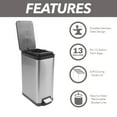 Better Homes & Gardens 7.9 Gallon Trash Can Stainless Steel Kitchen