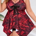 thumbnail image 4 of Maillot de Bain pour Femme Adulte Grande Taille, Robe de Bain 2 Pcs, Tenue de Bain pour Femmes, 4 of 7