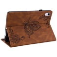 thumbnail image 3 of Allytech iPad mini 6 Case, Mini 6 iPad 8.3-inch Case Cover, Premium PU Leather Shockproof Auto Sleep Wake Slim Full Protection Kickstand Case Cover for Apple iPad mini 6 2021, Brown, 3 of 6