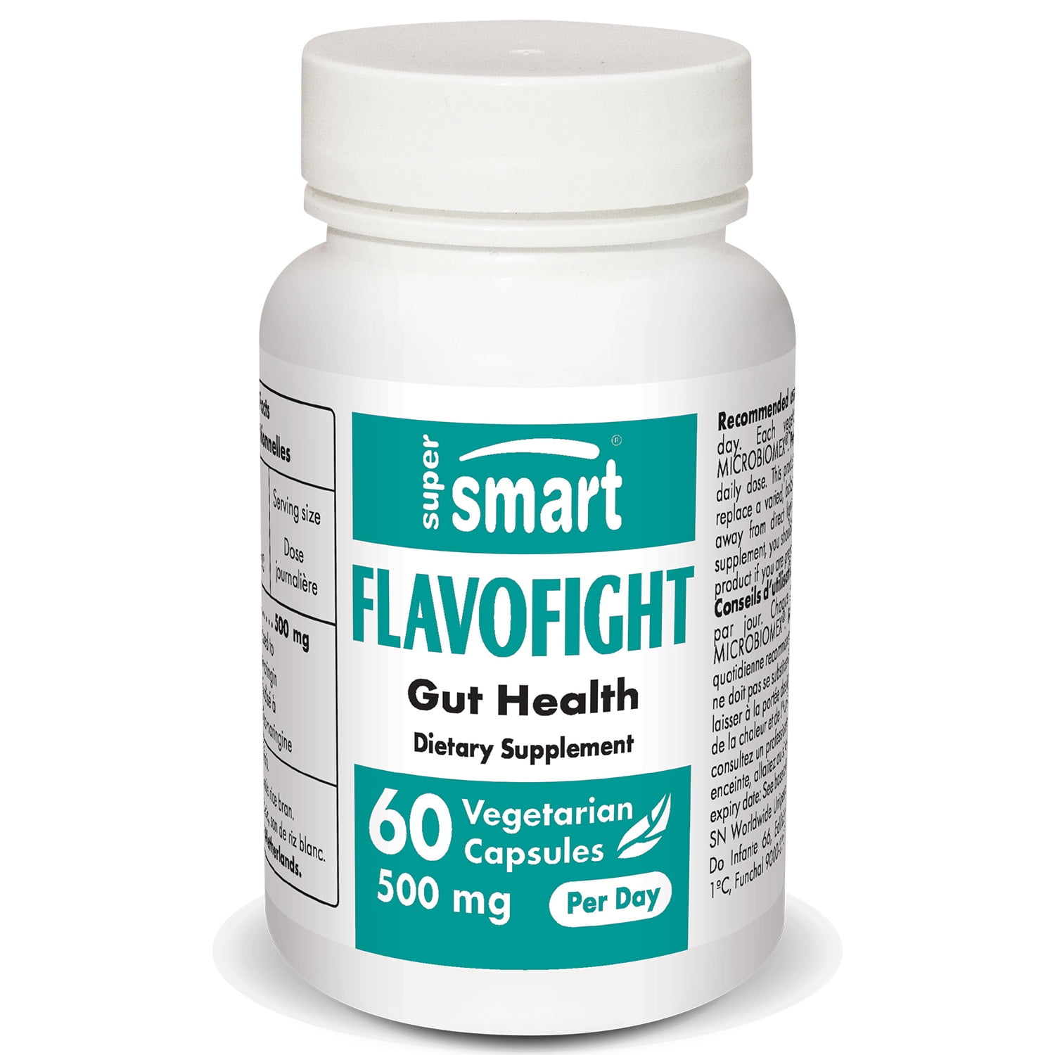 Supersmart - FlavoFight 500 Mg Per Day (Microbiomex - 80% Hesperidin ...