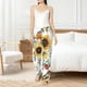 thumbnail image 4 of Balery Sunflowers Leaves And Birds Pantalones de pijama para mujer, pijamas ultraligeros, pantalones de estar por casa-Medium, 4 of 6