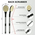 thumbnail image 3 of BTideas Long Handle Back Bath Brush, 21.6" Back Scrubber for Shower, Skin Cleanses & Exfoliates, 3 of 6
