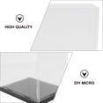 thumbnail image 2 of La vitrina de acrílico transparente monta el escaparate del soporte del organizador del cubo de la caja de la encimera, 2 of 6