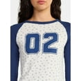 thumbnail image 4 of No Boundaries Raglan Tee with Long Sleeves, Women’s, 4 of 5