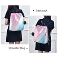 thumbnail image 4 of FORMRS Women's Travel Backpack Purse Anti-Theft Hidden Pockets Casual Shoulder Bag, Pink Gradient, 4 of 7