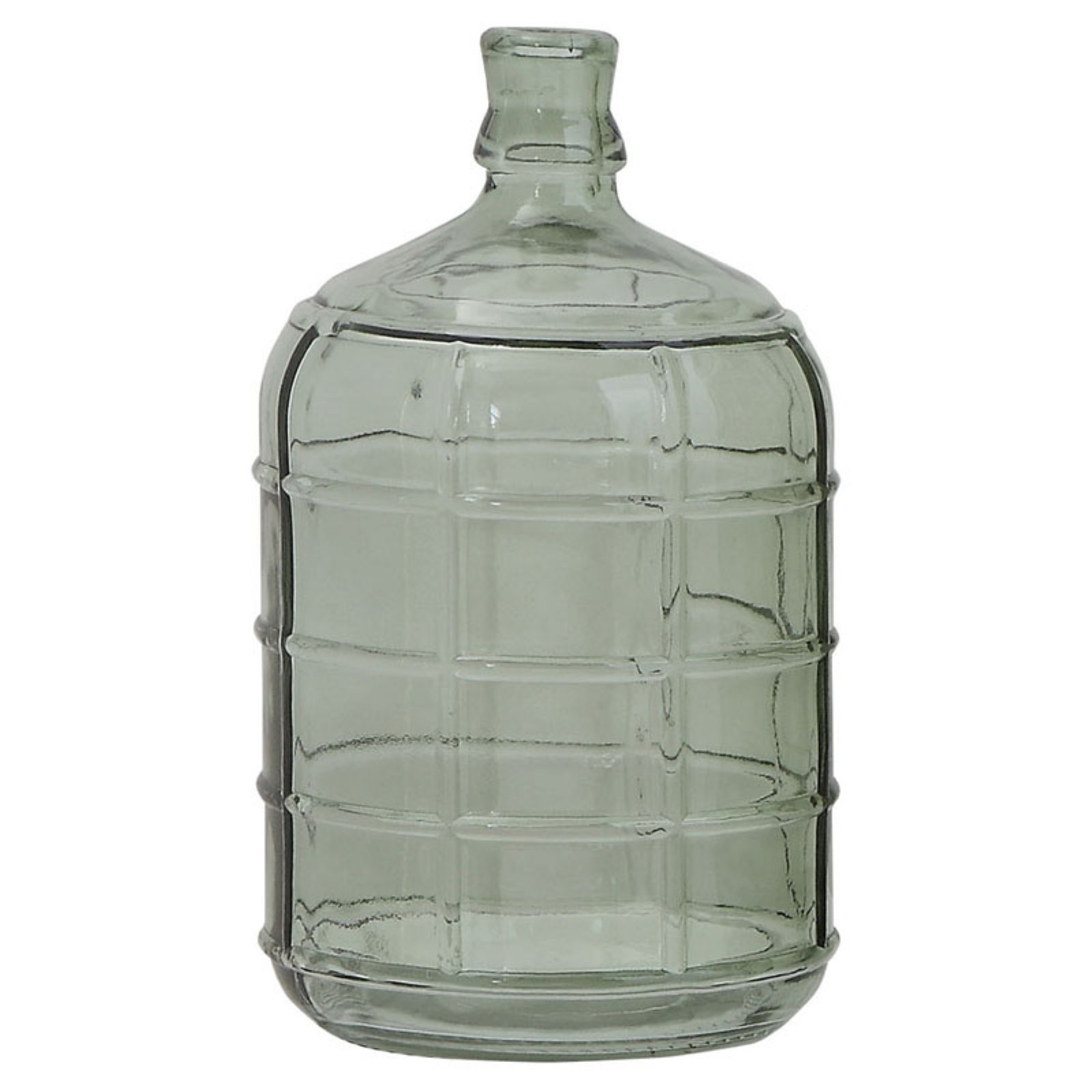 3R Studios Transparent Green Vintage Reproduction Glass Bottle with