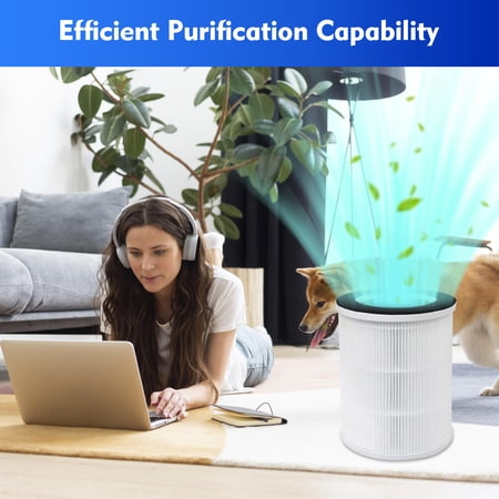 HOME TIMES 2 PACK H13 HEPA REPLACEMENT FILTERS, COMPATIBLE WITH AIRFIRE AP206 & KJ100 AIR PURIFIER, DESIGNED FOR PETS & KIDS, PET FUR & HOME ODOR REMOVAL