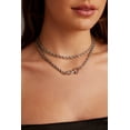 thumbnail image 3 of Bella by Thorne Long Croc Closure Adult Rope Chain, Silver, (Unisex), 3 of 8