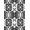 Black White, Pattern 6, variant on ODIKA 8'x10' Washable Area Rug Snake Abstract Coiled Form Minimalist Contrast Serpent Artwork for Living Room, Under Sectional, Family , Durable, Non-Slip