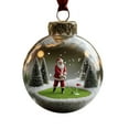 thumbnail image 5 of Dserhfy Christmas Santa Claus Hanging Decoration, Clear Ball Playing Tennis Golf Soccer Basketball Badminton Santa Xmas Tree Hanging Ornament Pendant, 5 of 8