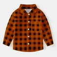 thumbnail image 2 of Fancifize Baby Boys' and Toddler Long Sleeve Plaid Button Up Shirt Little Big Boys Girls Casual Dress Shirts with Pocket 6M-8Years, 2 of 7