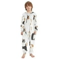 thumbnail image 2 of Soft Big Kids Onesie Pajamas Cozy Loose-Fit Jumpsuits for kids with Pockets for Christmas Lounge & Play Chubby Cats, 2 of 8