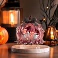 thumbnail image 5 of Pink Halloween Decor Cute Ghost Pumpkin Statue for Indoor Tabletop Display Perfect for Bedroom Desk Or Shelf Decoration 1 Pack with Stand, 5 of 8