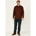 thumbnail image 2 of Cody James Men's Fr Southwestern Plaid Print Long Sleeve Snap Work Shirt - CJFRFA21W13-WINE Medium, 2 of 4