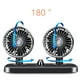 thumbnail image 4 of USB Powered Dual Heads Car Dashboard Ventilador eléctrico Ventilador de escritorio Vehículo de bajo ruido para SUV Auto Cooler Ventilación, 4 of 6