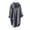 Grey, variant on QASIEATN Women Cotton Solid Long Sleeve Shirt Casual Loose Blouse Button Down Tops Fall Fashion Outfits for Women