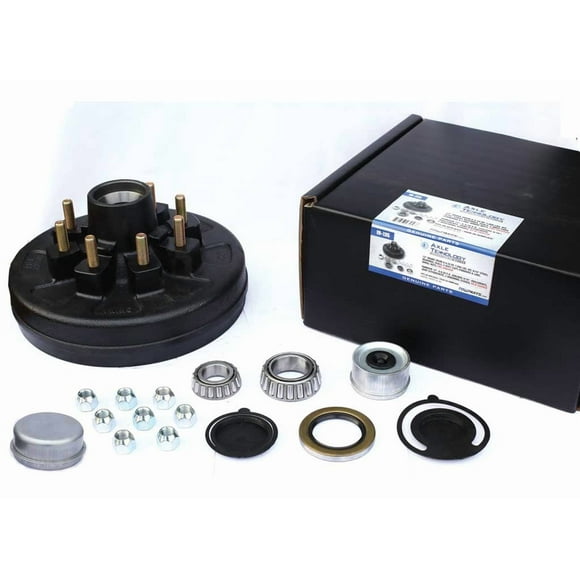 GENUINE AXLETEK 12IN BRAKE DRUM 86.50 BC 7K KIT 9/16TH IN STUDS PREGREASED BOXED