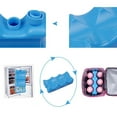 thumbnail image 3 of OULII 1 Pack Bloc Réfrigérant Bloc Réfrigérant pour Conservation des Aliments Bloc Réfrigérant Rechargeable Voyage Hdpe Bleu Rectangulaire, 3 of 3
