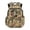 Camo Bass Fish Print, variant on Brown Camo Bass Fish Kids Backpack for Boys, Sport Hunting Fishing Cartoon Print School Bag Lightweight/Breathable/Waterproof Book Bag for Kids 6-12 Back to School