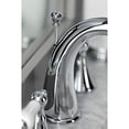 thumbnail image 3 of Kingston Brass Naples Robinet de Lavabo à Deux Poignées 8 Pouces à 16 Pouces à Entraxe Grand avec Bec Escamotable en Laiton, 3 of 6
