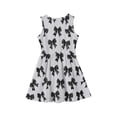 thumbnail image 5 of Grblisyd Girls Summer Dress Coquette Bow Print Ruched Casual Sleeveless A Line Dress Crew Neck Swing Twirly Sundress Kids Cute Sun Dress 4-8T, 5 of 5