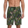 thumbnail image 3 of Lsque Mallard Ducks And Water Mens Sleep Pajama Shorts,Short Pajama Pants, Cotton Ultra-Soft Knit-4X-Large, 3 of 9