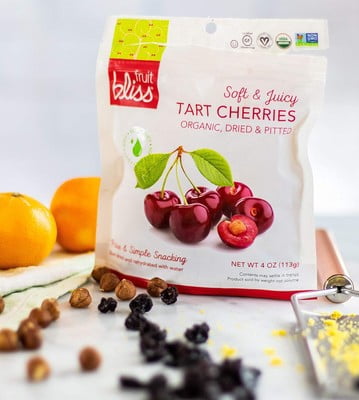 Fruit Bliss Organic Tart Cherries 5 oz (Pack of 6)
