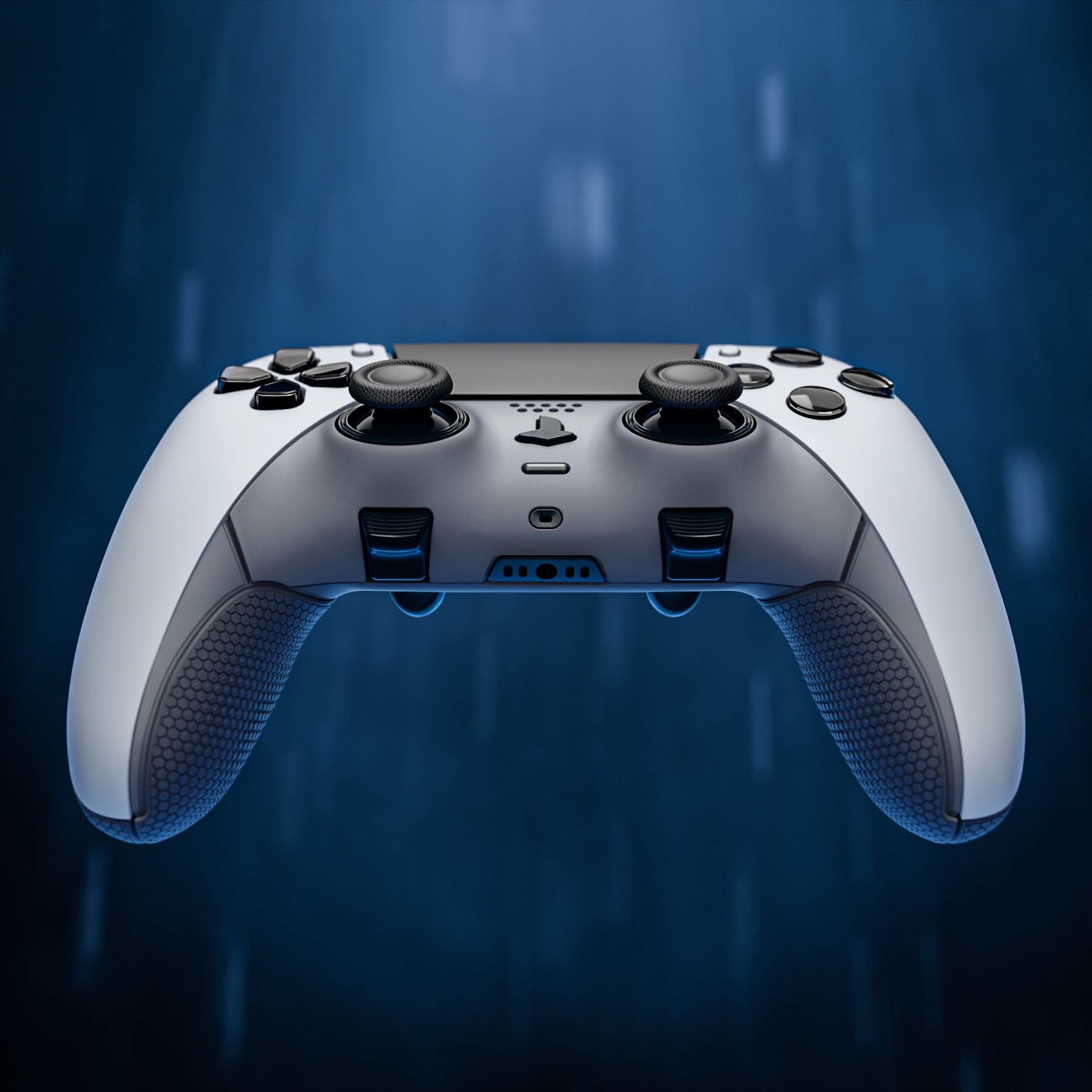 eXtremeRate Beyond-ARC Shell Kit for PS5 Edge Controller - Rubberized Grip Front & Back Cover (New Hope Gray & Classic Gray)