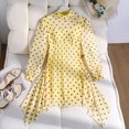 thumbnail image 5 of MEZZALL Kids Girls Dress Elegant Printed Polka Irregular Tutu Party Gown For Boho Dresses, 5 of 8