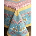 thumbnail image 2 of Maison d' Hermine Marquise 100% Cotton Tablecloth for Kitchen Dining | Tabletop | Decoration | Parties | Weddings | Spring/Summer (Square, 54 Inch by 54 Inch)., 2 of 5
